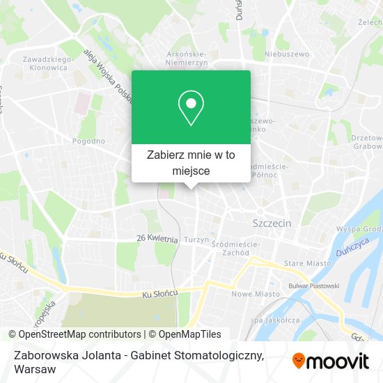 Mapa Zaborowska Jolanta - Gabinet Stomatologiczny