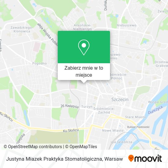 Mapa Justyna Miazek Praktyka Stomatoligiczna