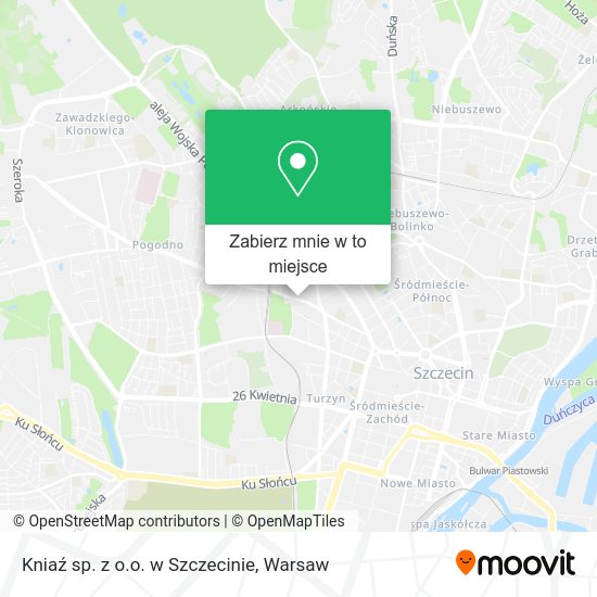 Mapa Kniaź sp. z o.o. w Szczecinie