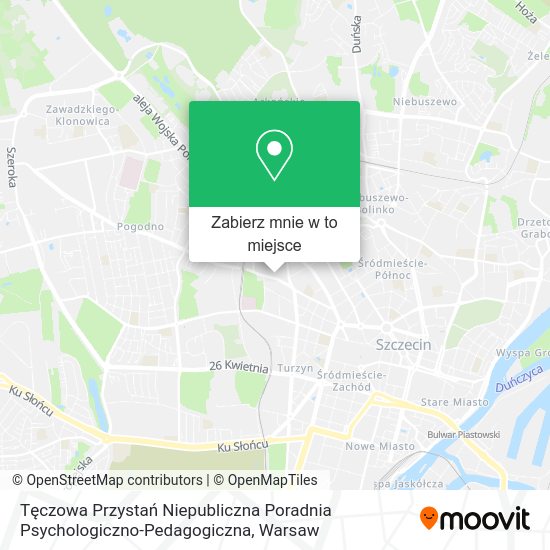 Mapa Tęczowa Przystań Niepubliczna Poradnia Psychologiczno-Pedagogiczna