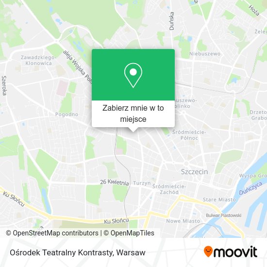 Mapa Ośrodek Teatralny Kontrasty