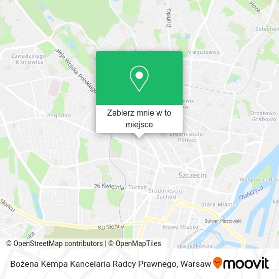 Mapa Bożena Kempa Kancelaria Radcy Prawnego