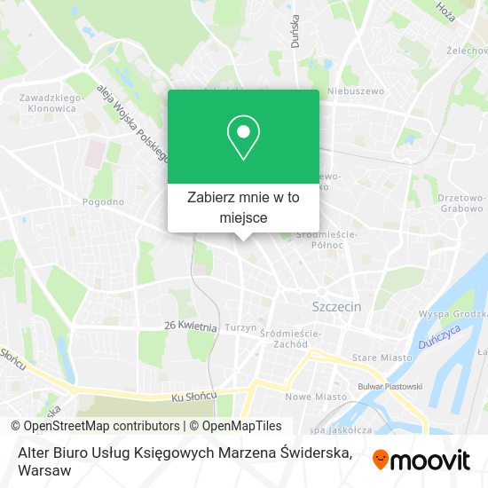 Mapa Alter Biuro Usług Księgowych Marzena Świderska