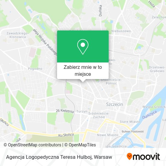 Mapa Agencja Logopedyczna Teresa Hulboj