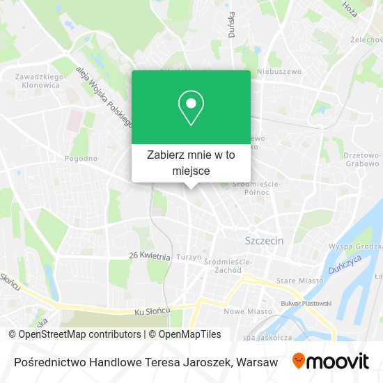 Mapa Pośrednictwo Handlowe Teresa Jaroszek