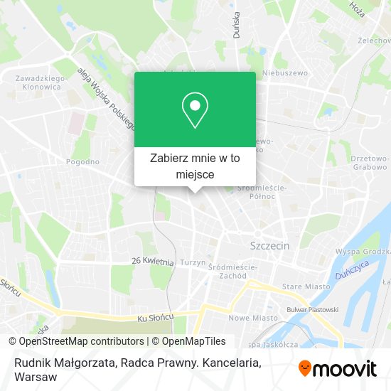 Mapa Rudnik Małgorzata, Radca Prawny. Kancelaria