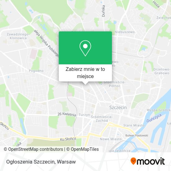 Mapa Ogłoszenia Szczecin