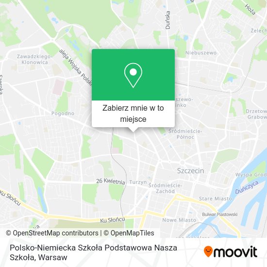 Mapa Polsko-Niemiecka Szkoła Podstawowa Nasza Szkoła