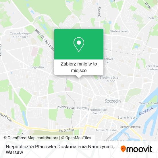 Mapa Niepubliczna Placówka Doskonalenia Nauczycieli