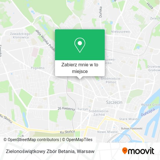 Mapa Zielonoświątkowy Zbór Betania