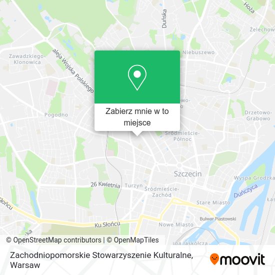 Mapa Zachodniopomorskie Stowarzyszenie Kulturalne