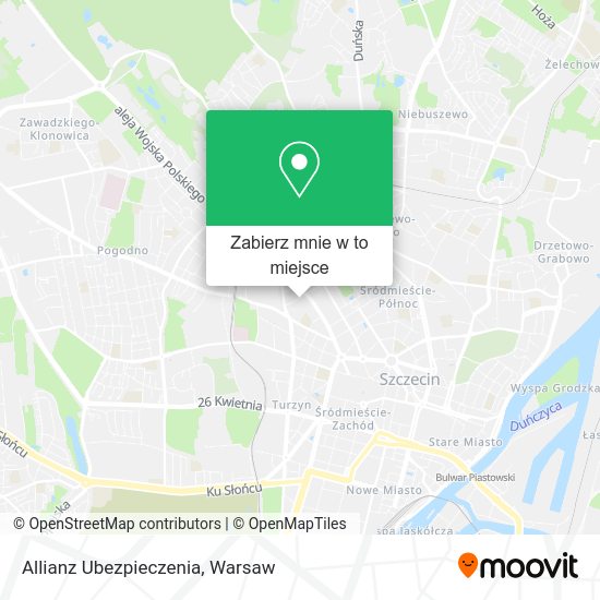 Mapa Allianz Ubezpieczenia