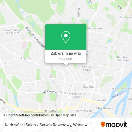 Mapa Kadrzyński Salon / Serwis Rowerowy