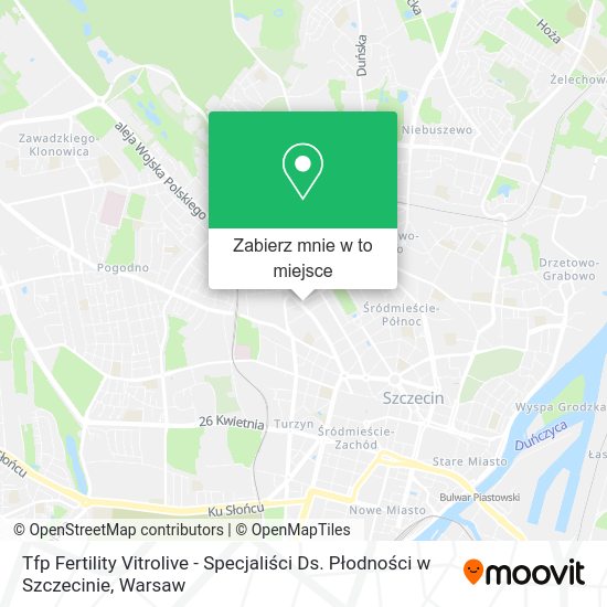 Mapa Tfp Fertility Vitrolive - Specjaliści Ds. Płodności w Szczecinie