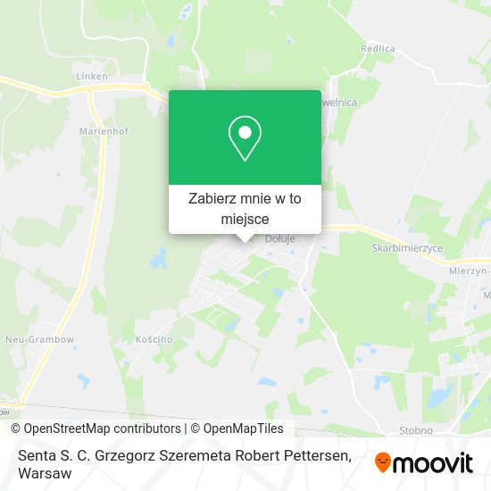 Mapa Senta S. C. Grzegorz Szeremeta Robert Pettersen