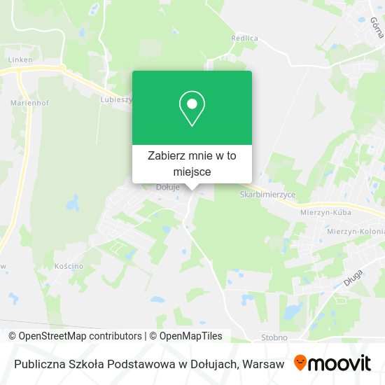 Mapa Publiczna Szkoła Podstawowa w Dołujach