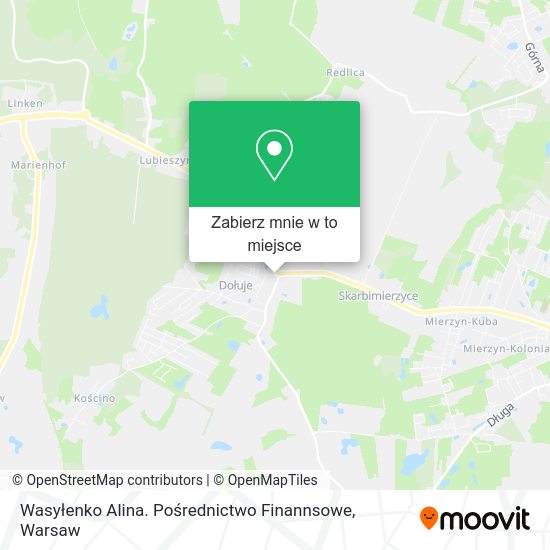 Mapa Wasyłenko Alina. Pośrednictwo Finannsowe