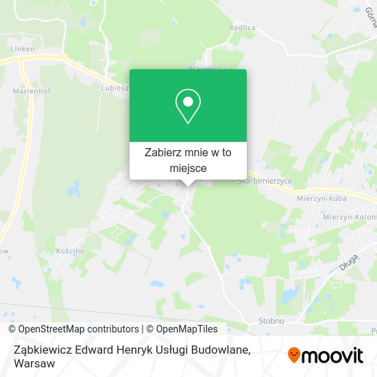 Mapa Ząbkiewicz Edward Henryk Usługi Budowlane