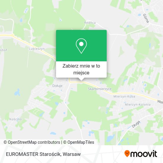 Mapa EUROMASTER Starościk