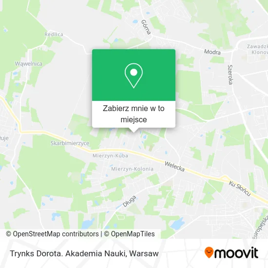 Mapa Trynks Dorota. Akademia Nauki