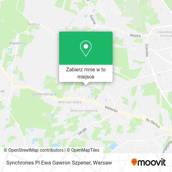 Mapa Synchrones Pl Ewa Gawron Szpener