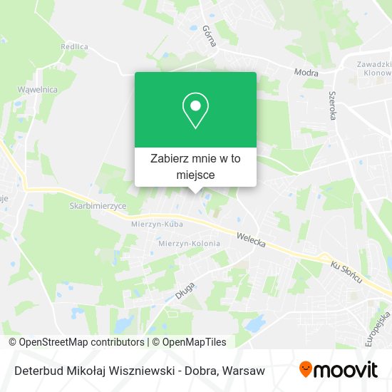 Mapa Deterbud Mikołaj Wiszniewski - Dobra