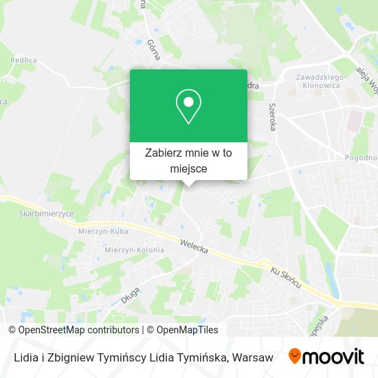 Mapa Lidia i Zbigniew Tymińscy Lidia Tymińska