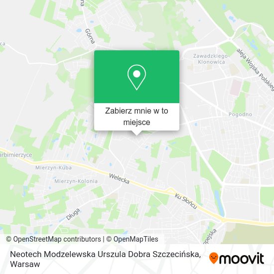 Mapa Neotech Modzelewska Urszula Dobra Szczecińska