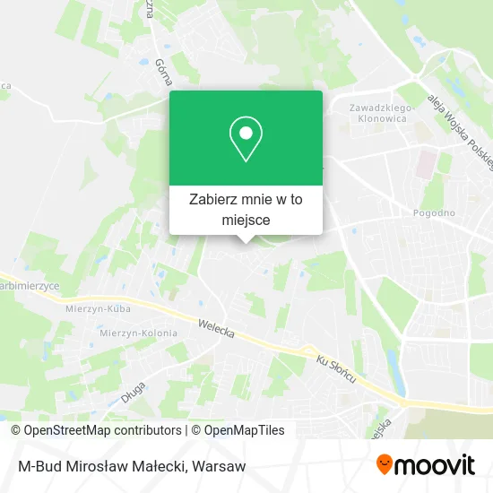 Mapa M-Bud Mirosław Małecki
