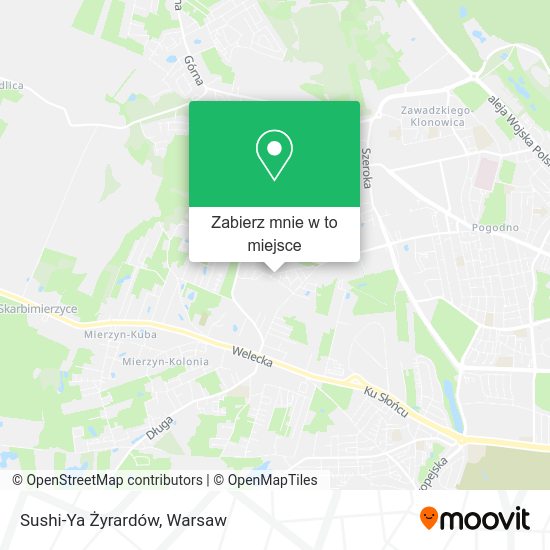 Mapa Sushi-Ya Żyrardów