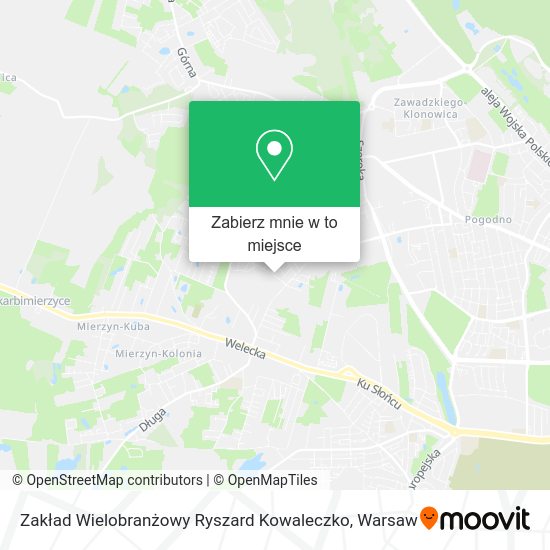 Mapa Zakład Wielobranżowy Ryszard Kowaleczko