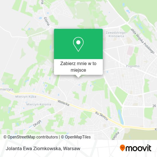 Mapa Jolanta Ewa Ziomkowska