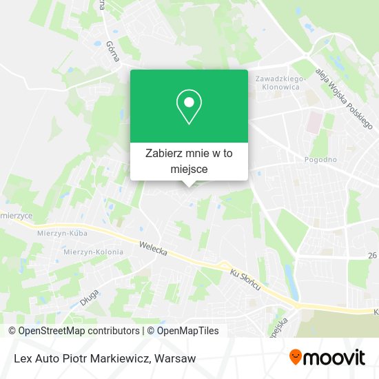 Mapa Lex Auto Piotr Markiewicz