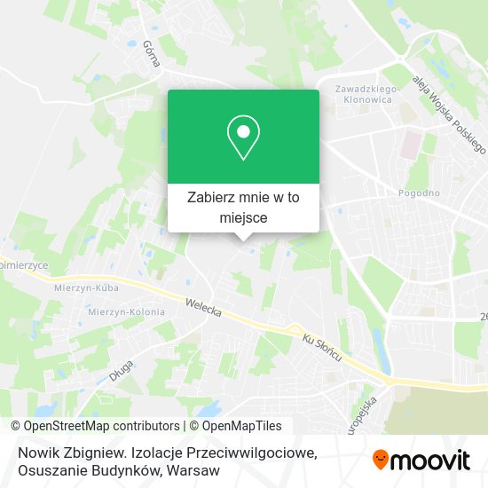 Mapa Nowik Zbigniew. Izolacje Przeciwwilgociowe, Osuszanie Budynków