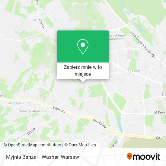 Mapa Myjnia Banzai - Washer