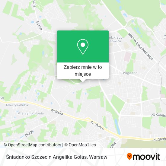 Mapa Śniadanko Szczecin Angelika Golas