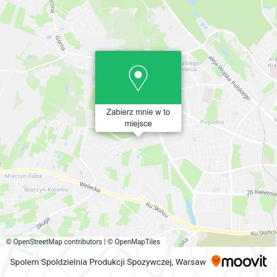 Mapa Spolem Spoldzielnia Produkcji Spozywczej