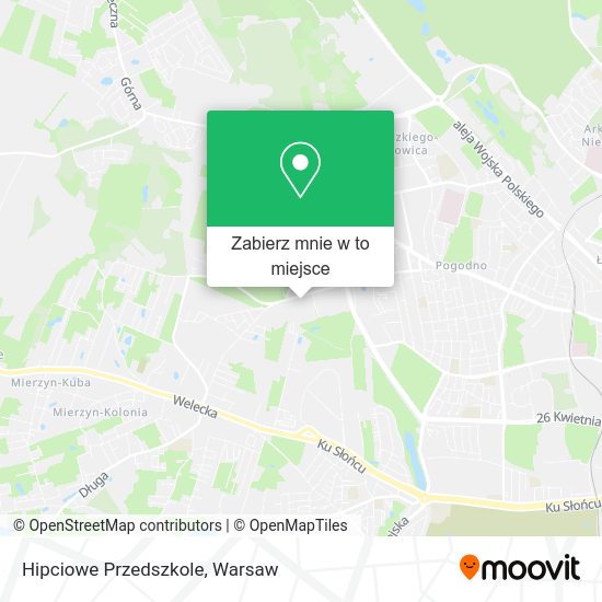 Mapa Hipciowe Przedszkole