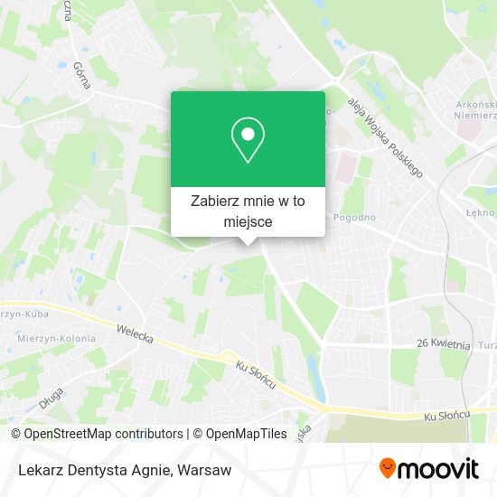 Mapa Lekarz Dentysta Agnie