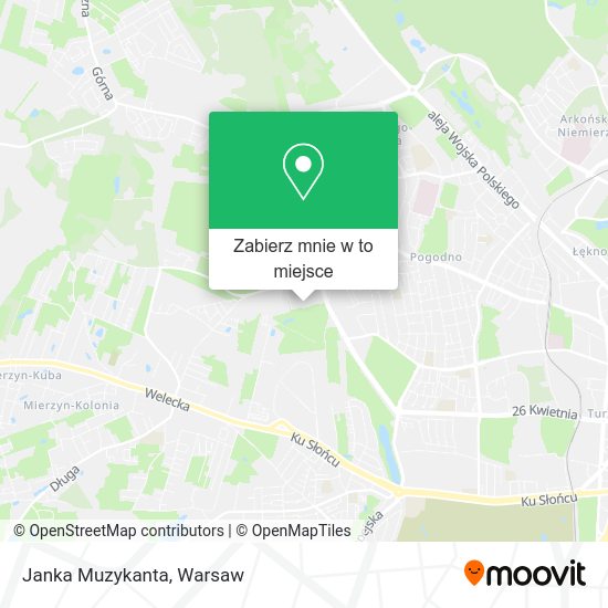 Mapa Janka Muzykanta