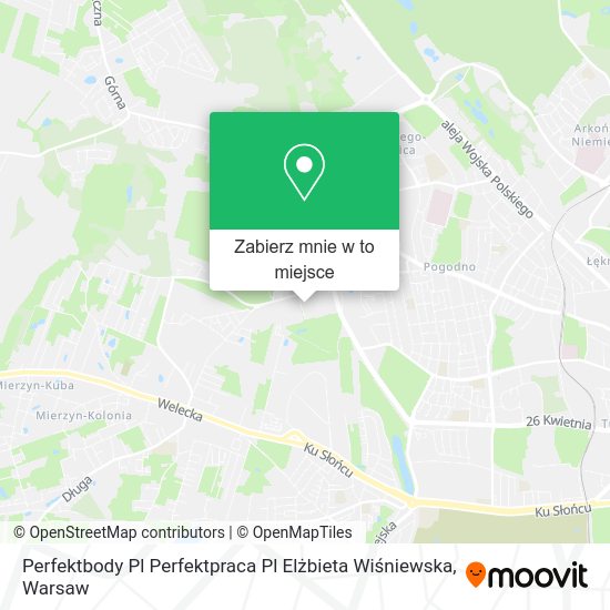 Mapa Perfektbody Pl Perfektpraca Pl Elżbieta Wiśniewska