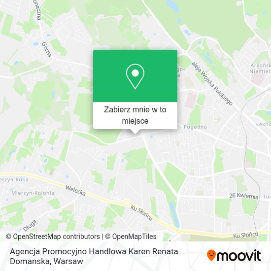 Mapa Agencja Promocyjno Handlowa Karen Renata Domanska