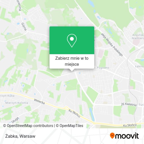 Mapa Żabka