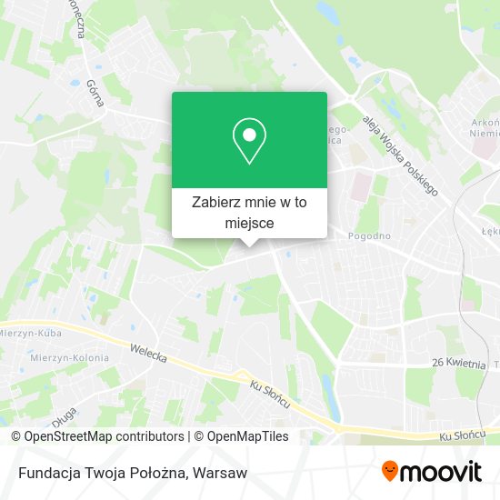 Mapa Fundacja Twoja Położna