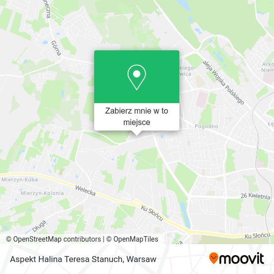 Mapa Aspekt Halina Teresa Stanuch