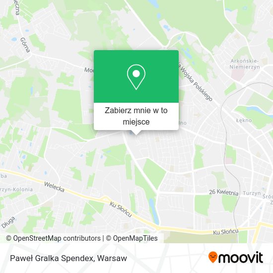 Mapa Paweł Gralka Spendex