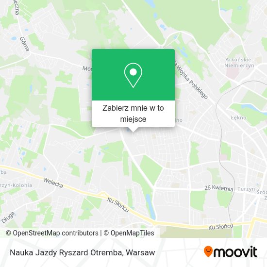 Mapa Nauka Jazdy Ryszard Otremba