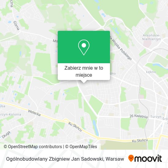 Mapa Ogólnobudowlany Zbigniew Jan Sadowski