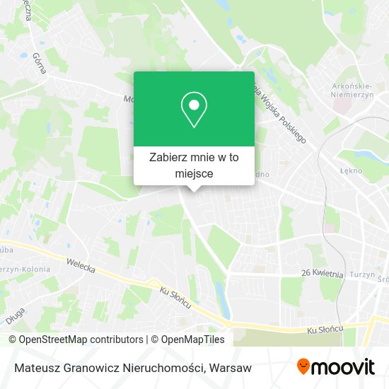 Mapa Mateusz Granowicz Nieruchomości