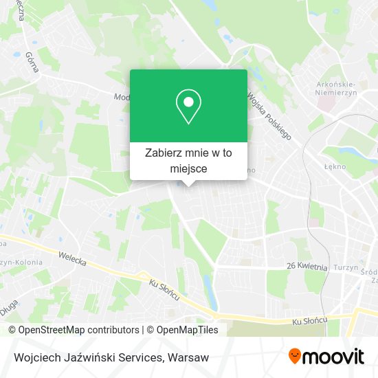 Mapa Wojciech Jaźwiński Services